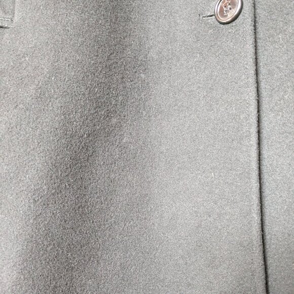 Burberry London Women's Black Wool Cashmere Blend Coat, Size US 12 - Picture 5 of 6